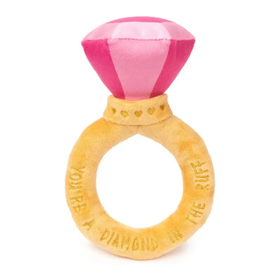 FuzzYard Diamond In The Ruff Ring Plush Dog Toy - Talis Us