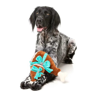 FuzzYard Humongous Holiday Ham Plush Dog Toy - Talis Us