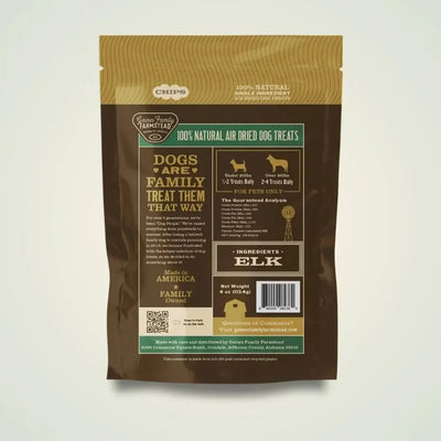 Gaines Family Farmstead Elk Chips Soft & Chewy Dog Treats 4oz - Talis Us