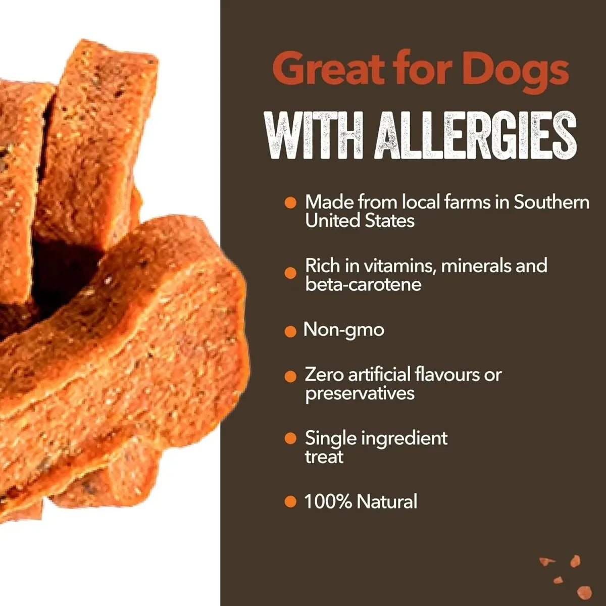 Gaines Family Farmstead Sweet Potato Bones Grain - Free Dog Treats - Talis Us