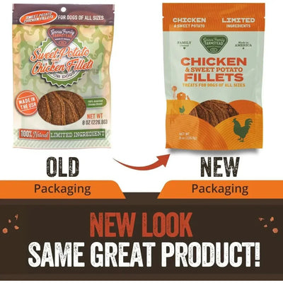Gaines Family Sweet Potato & Chicken Fillets Dog Treats 8oz - Talis Us