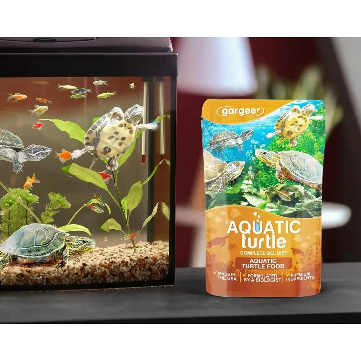 Gargeer Advanced Breeders Aquatic Turtle Food 3oz - Talis Us