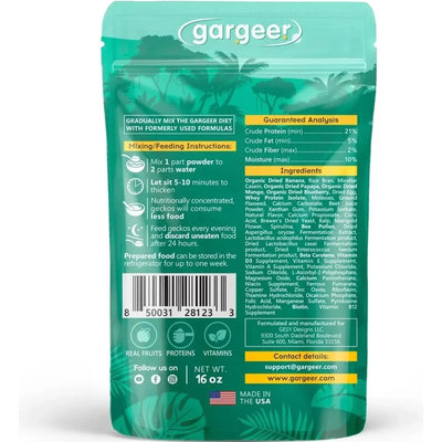 Gargeer Complete Fruit Blend Crested Gecko Food - Talis Us