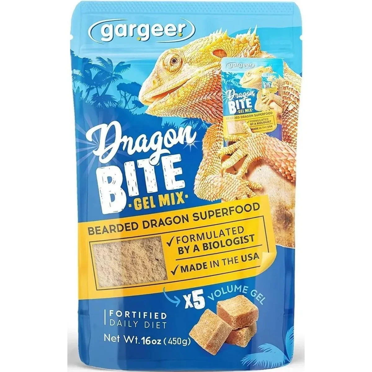 Gargeer Complete Gel Diet Bearded Dragon Food - Talis Us
