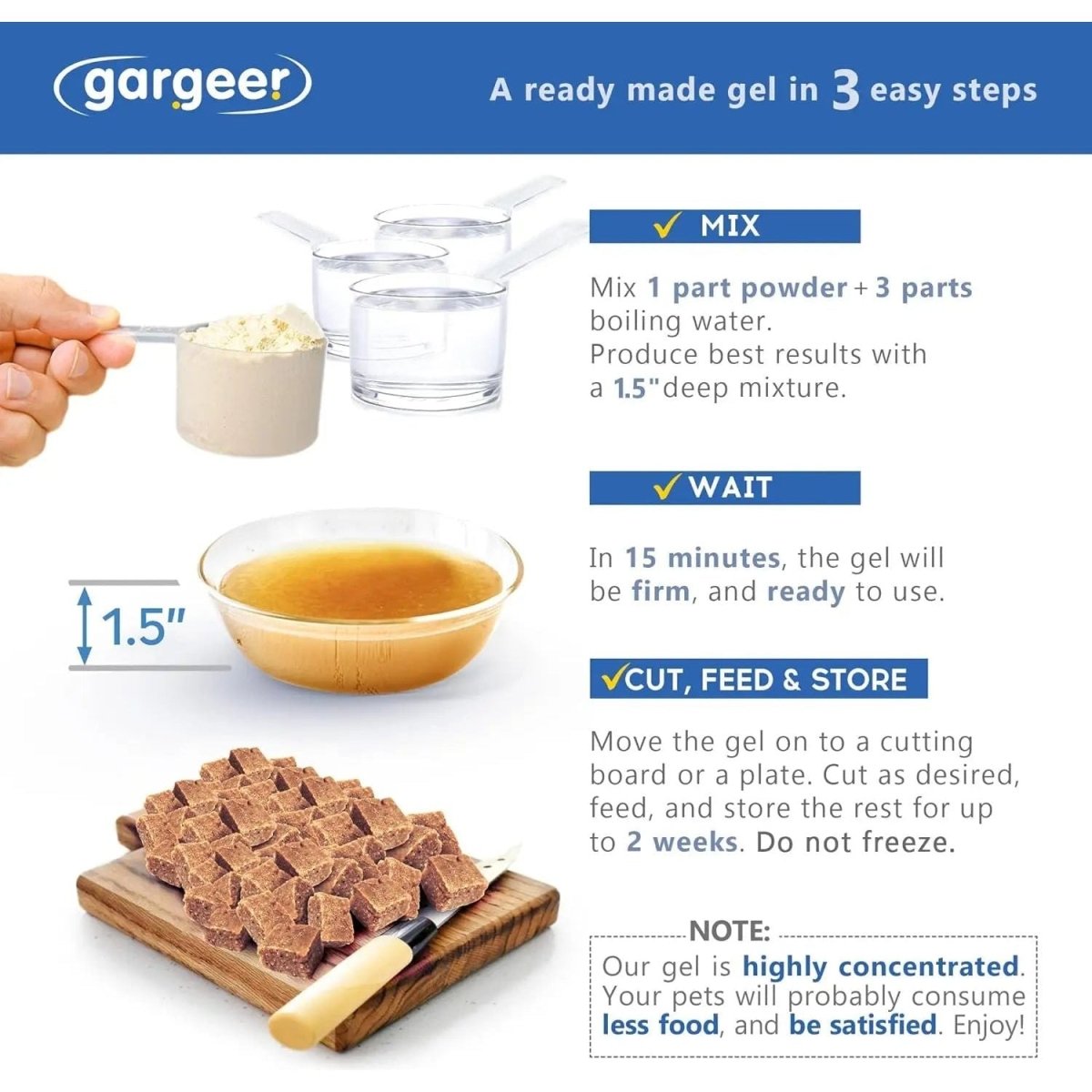 Gargeer Complete Gel Diet for Bugs and Insects for Roaches, Worms, and Crickets - Talis Us