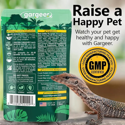 Gargeer Complete Gel Diet Monitor Lizard Food 3oz - Talis Us