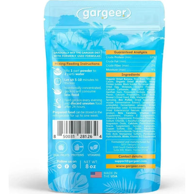 Gargeer Complete Mulberry & Insects Protein Crested Gecko Food - Talis Us