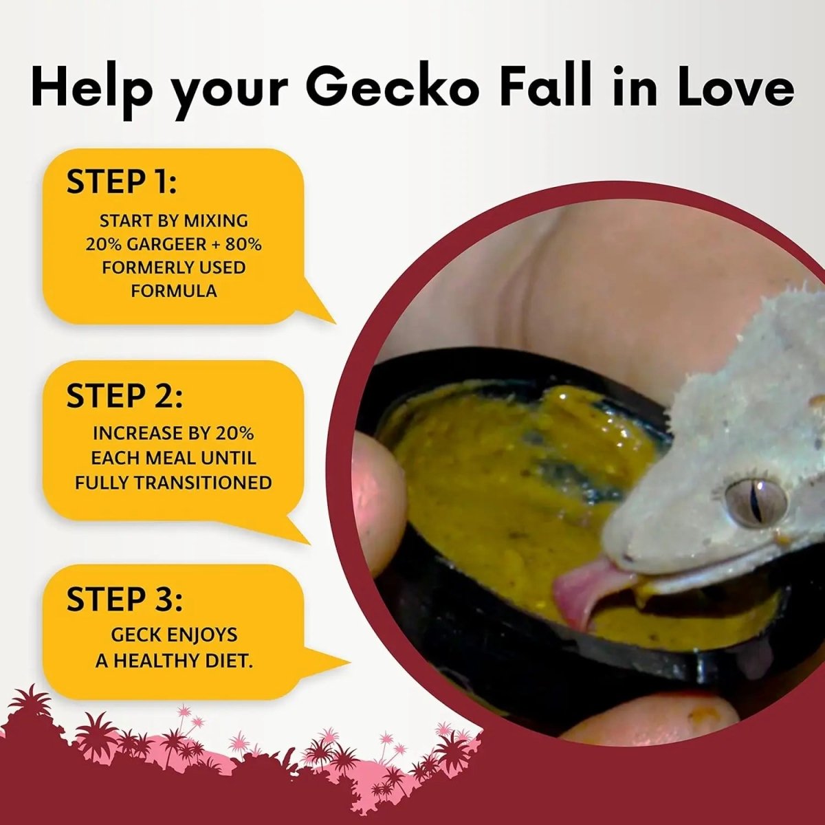 Gargeer Complete Papaya Crested Gecko Food - Talis Us