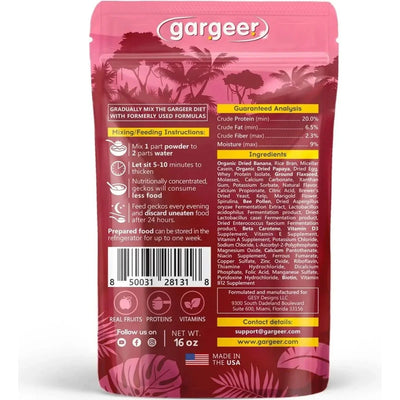 Gargeer Complete Papaya Crested Gecko Food - Talis Us