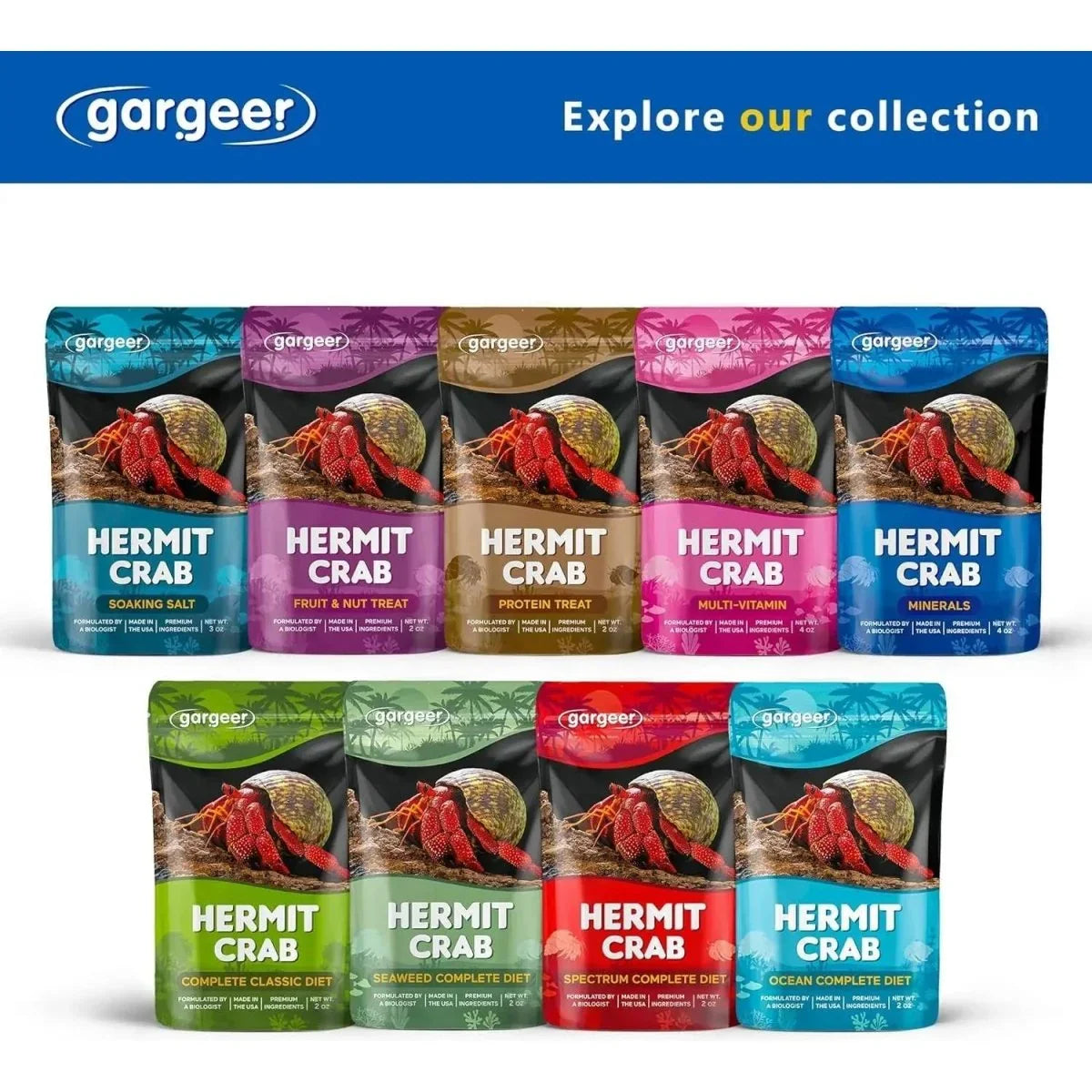 Gargeer Hermit Crab Mineral Supplement 4oz - Talis Us