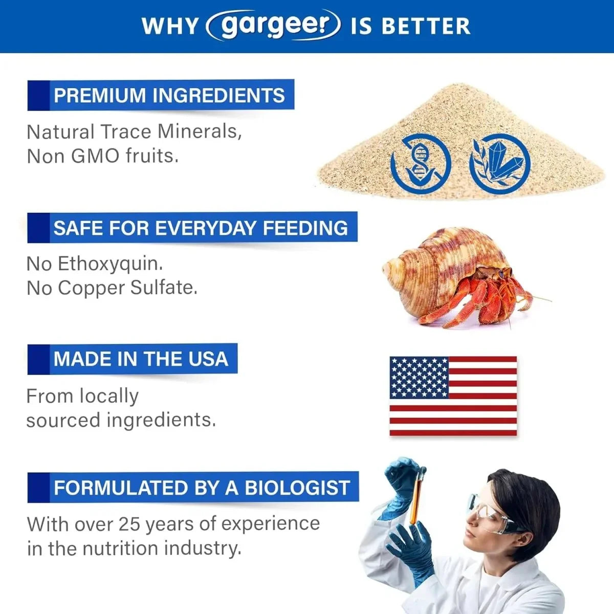 Gargeer Hermit Crab Mineral Supplement 4oz - Talis Us