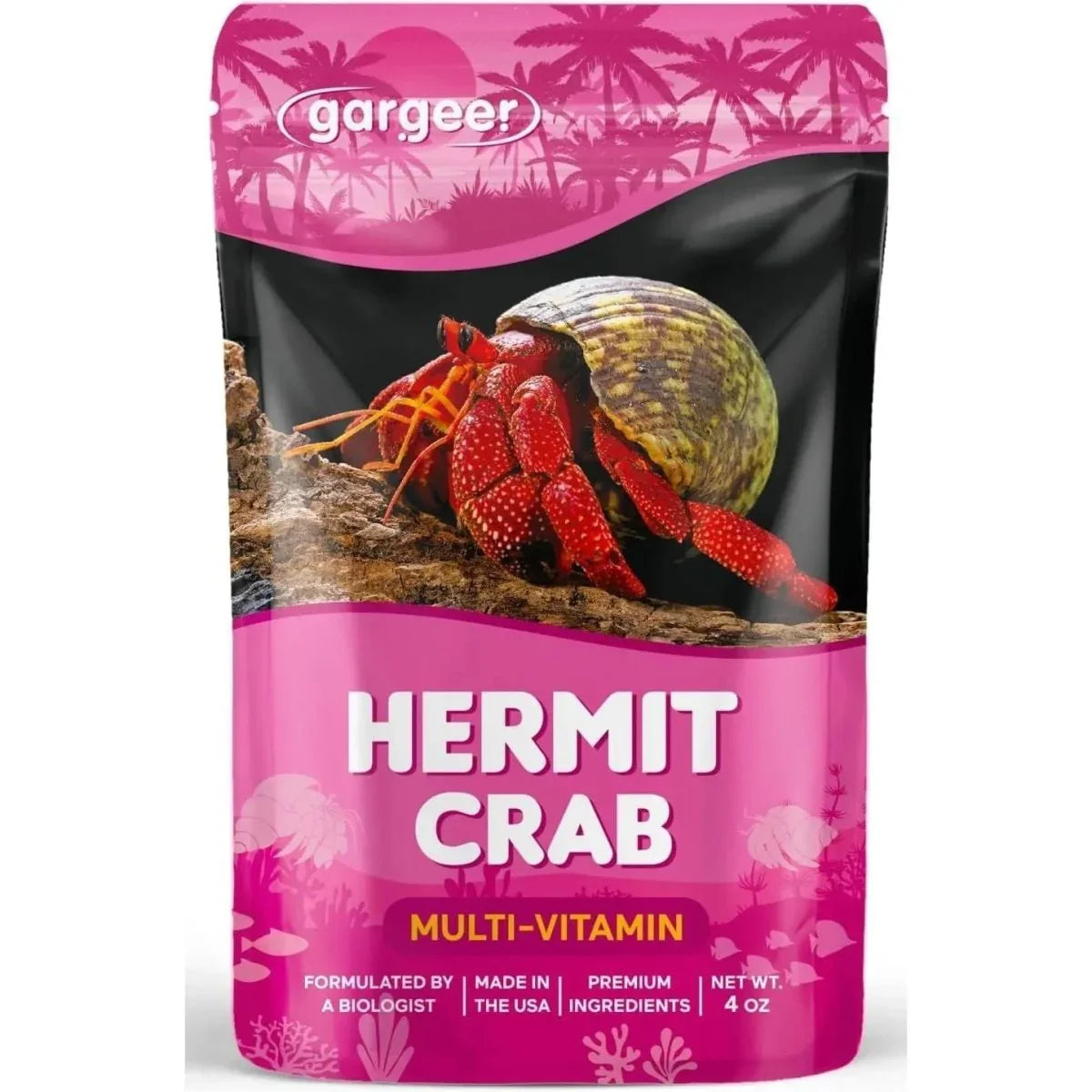 Gargeer Hermit Crab Multi - Vitamin Supplement 4oz - Talis Us