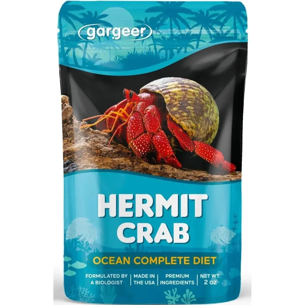 Gargeer Ocean Blend Complete Hermit Crab Food 2oz - Talis Us