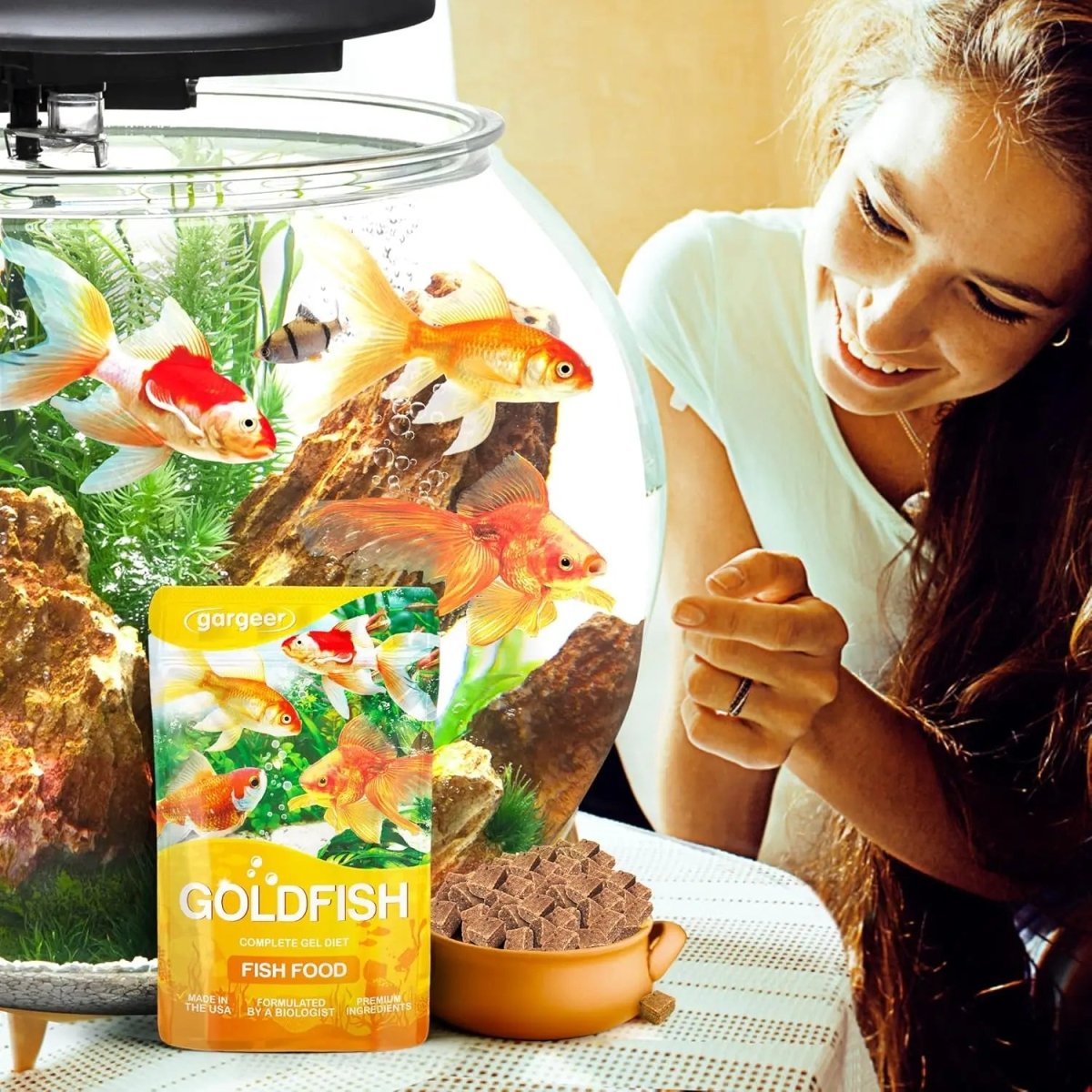 Gargeer Premium Goldfish Food for Advanced Breeders 3oz - Talis Us