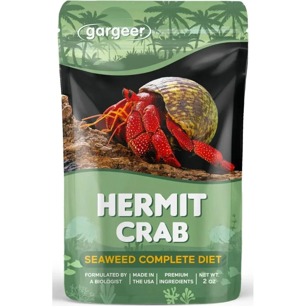 Gargeer Seaweed Complete Hermit Crab Food 2oz - Talis Us
