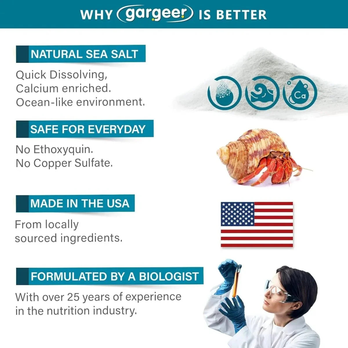 Gargeer Soaking Salt Hermit Crab Supplement 3 oz - Talis Us
