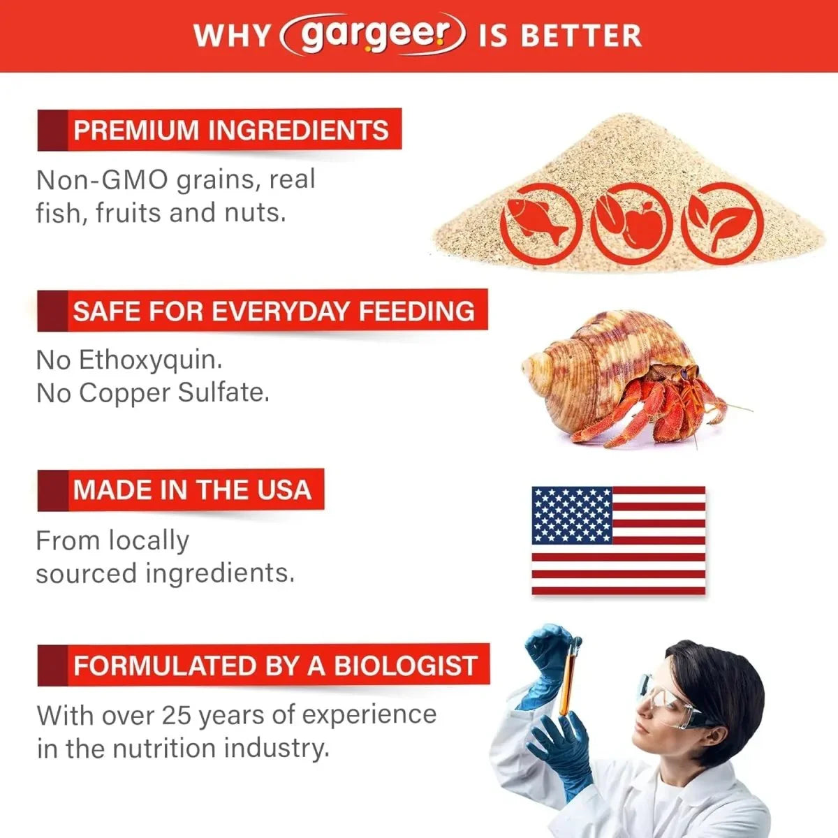 Gargeer Spectrum Complete Hermit Crab Food 2oz - Talis Us