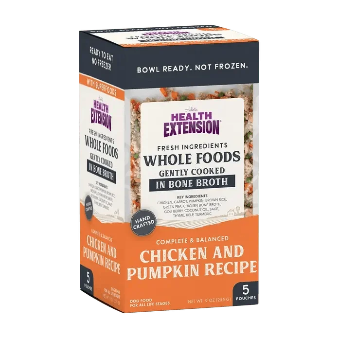 Gently Cooked Chicken & Pumpkin Recipe Pouches For Dogs 9oz - Talis Us