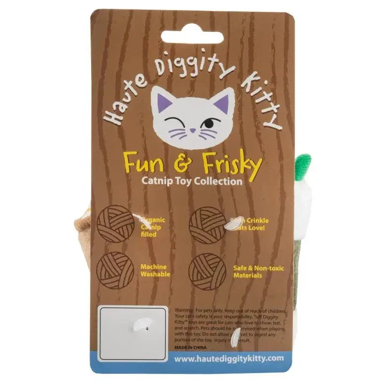 Haute Diggity Dog Meowbucks 2 Coffee Cups Organic Catnip Toys - Talis Us