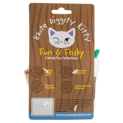Haute Diggity Dog Meowbucks 2 Coffee Cups Organic Catnip Toys - Talis Us