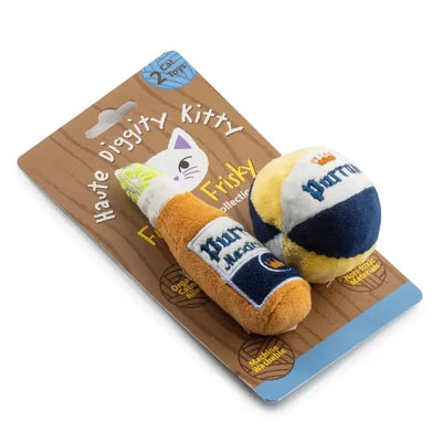 Haute Diggity Dog Purrona Bottle & Ball Organic Catnip Toys - Talis Us