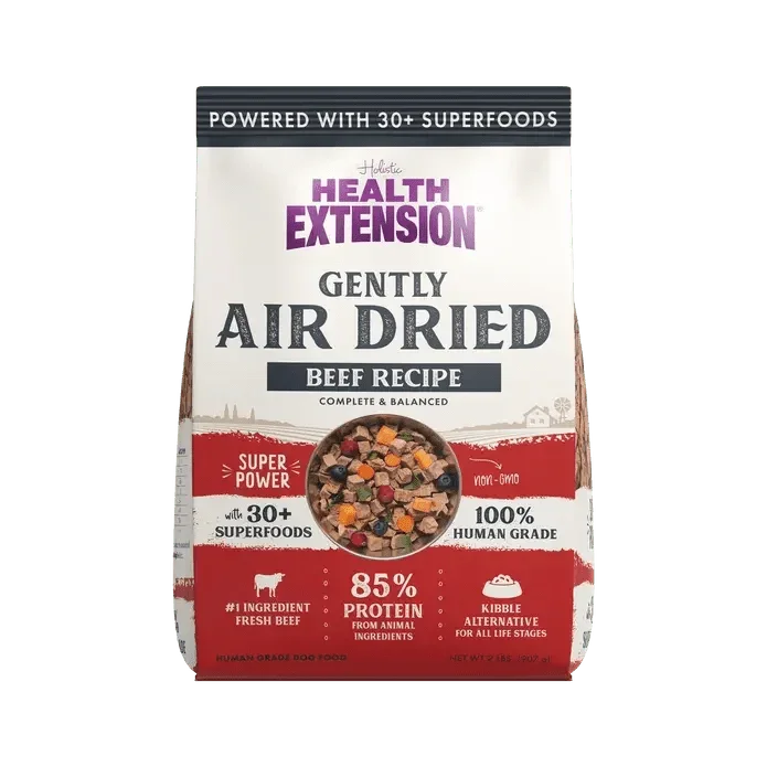 Health Extension Gently Air Dried Beef Recipe Dog Food 2lb - Talis Us