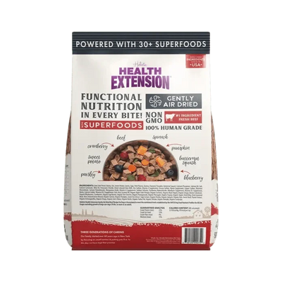 Health Extension Gently Air Dried Beef Recipe Dog Food 2lb - Talis Us