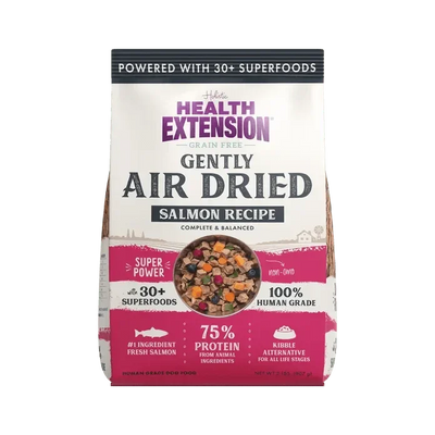 Health Extension Gently Air Dried Salmon Recipe Dog Food 2lb - Talis Us