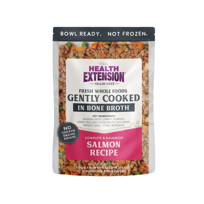 Health Extension Gently Cooked Grain Free Salmon Recipe Pouches For Dogs - Talis Us