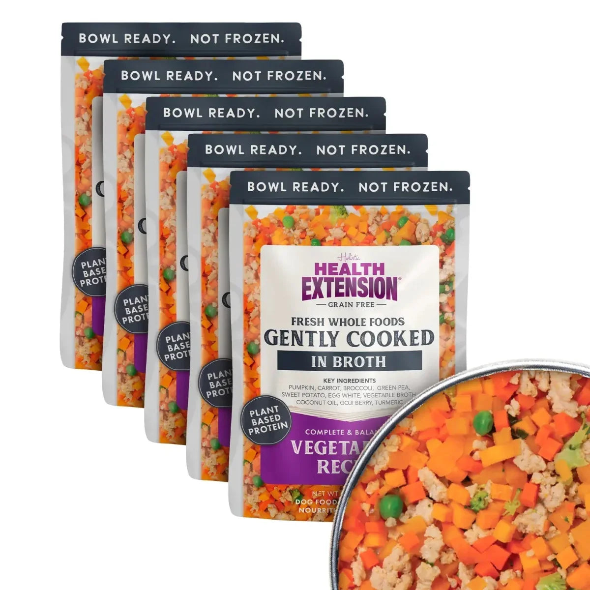 Health Extension Gently Cooked Vegetarian Recipe Pouches For Dogs - Talis Us