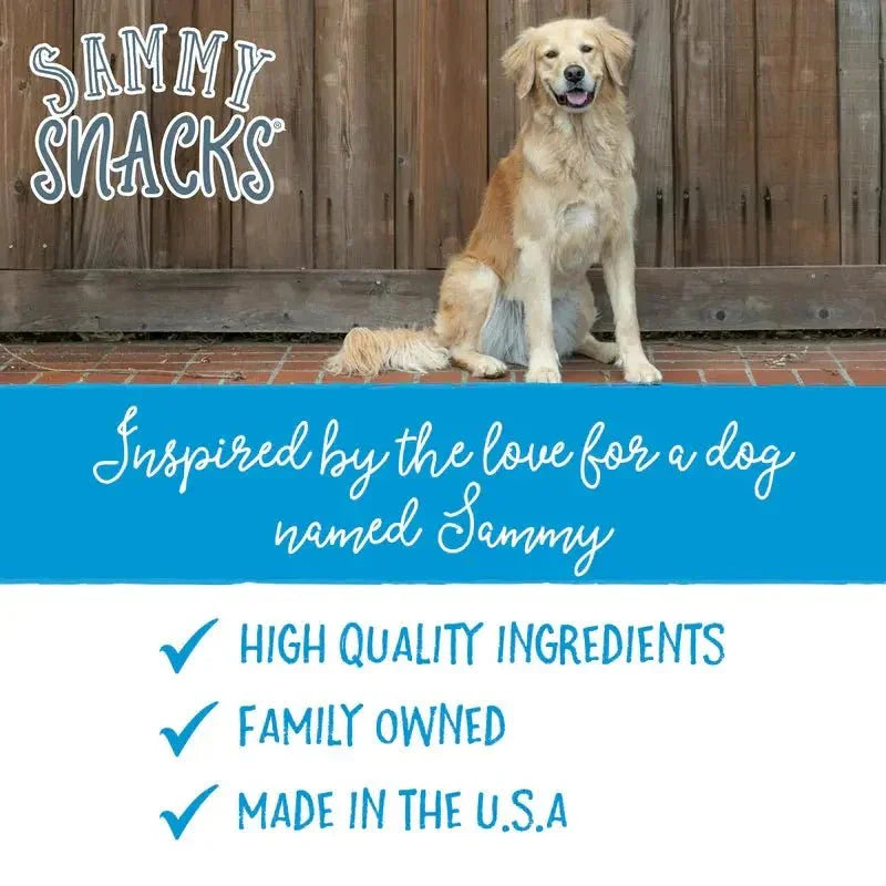 Health Extension Sammy Snacks Blueberries Flavored Natural Dog Treats 8 oz - Talis Us