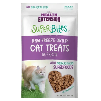 Health Extension Super Bites Beef Freeze - Dried Cat Treats 0.75oz - Talis Us