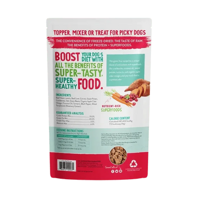 Health Extension Super Bites Beef Recipe Freeze - Dried Raw Dog Food Mixer - Talis Us