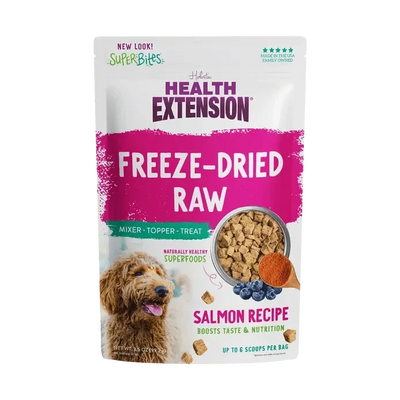 Health Extension Superbites Freeze Dried Raw Salmon Dog Food Mixer - Talis Us