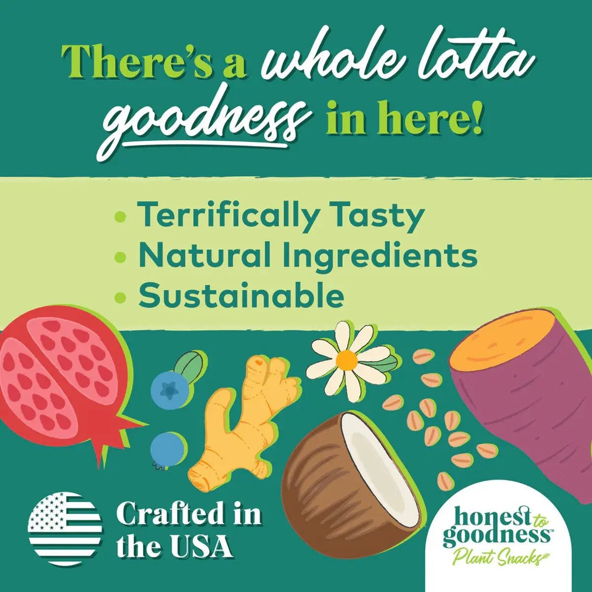 Honest To Goodness™ Plant Snacks Good Vibes Chamomile & Ginger Recipe Dog Treats 8oz - Talis Us