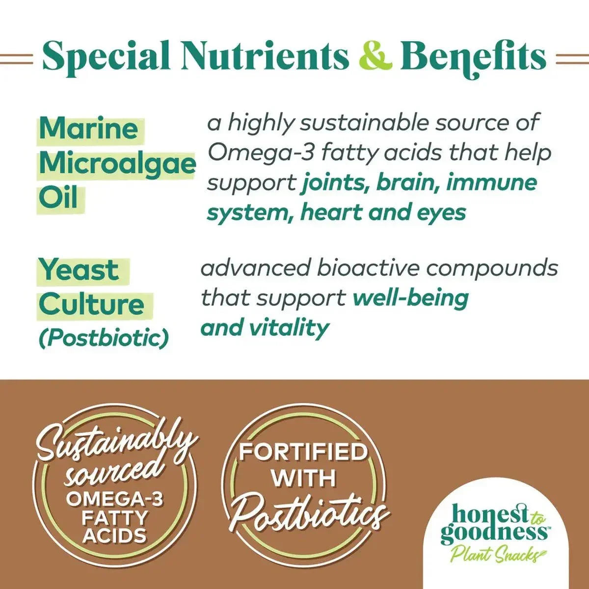 Honest To Goodness™ Plant Snacks Way to Glow Coconut & Flax Recipe Dog Treats 8oz - Talis Us