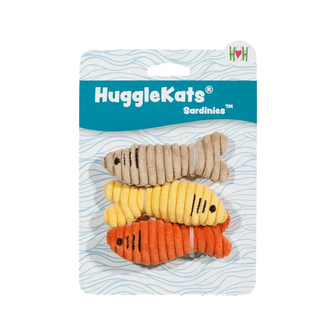 HuggleKats Multi - Textured Realistic Prey Toys for Cats - Talis Us