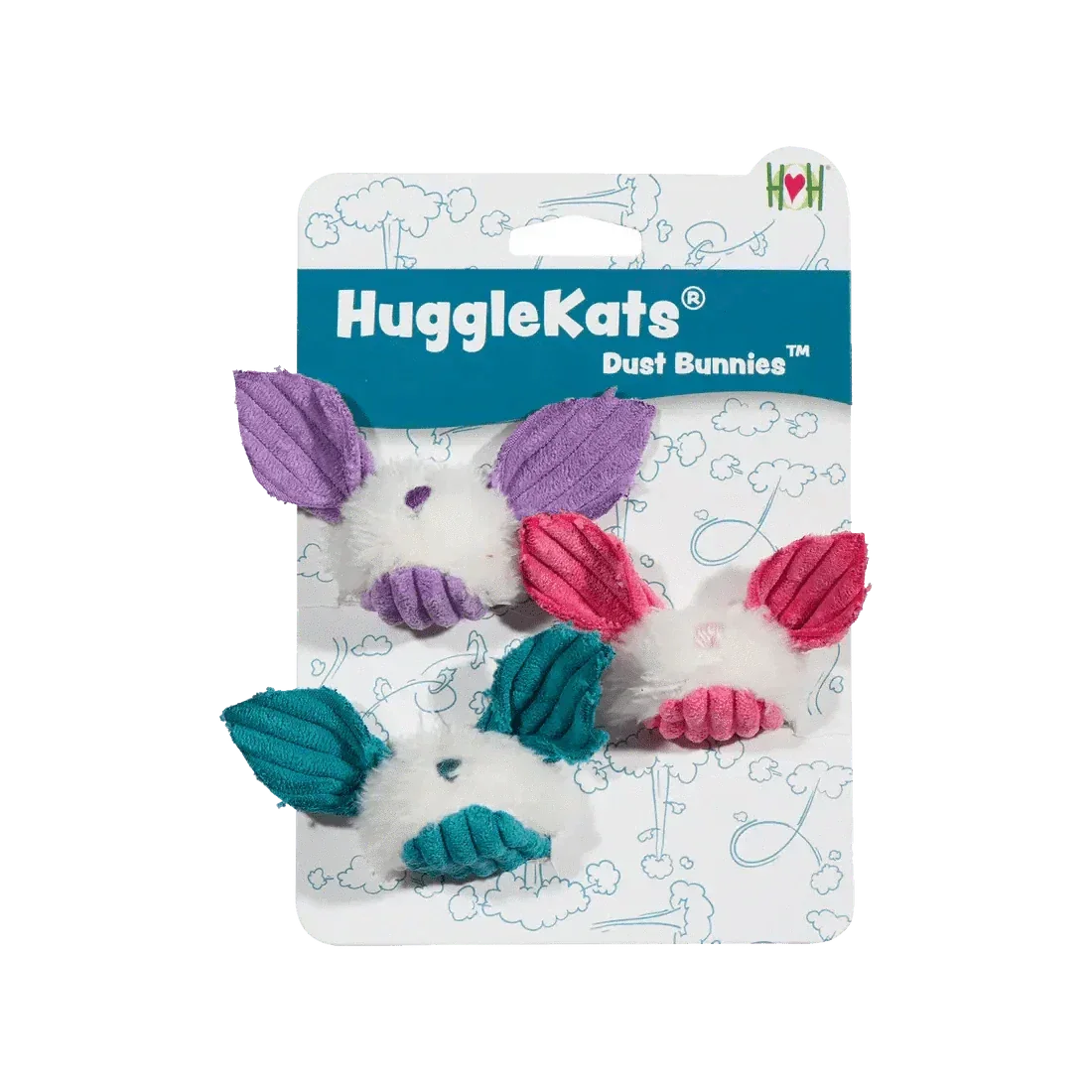 HuggleKats Multi - Textured Realistic Prey Toys for Cats - Talis Us
