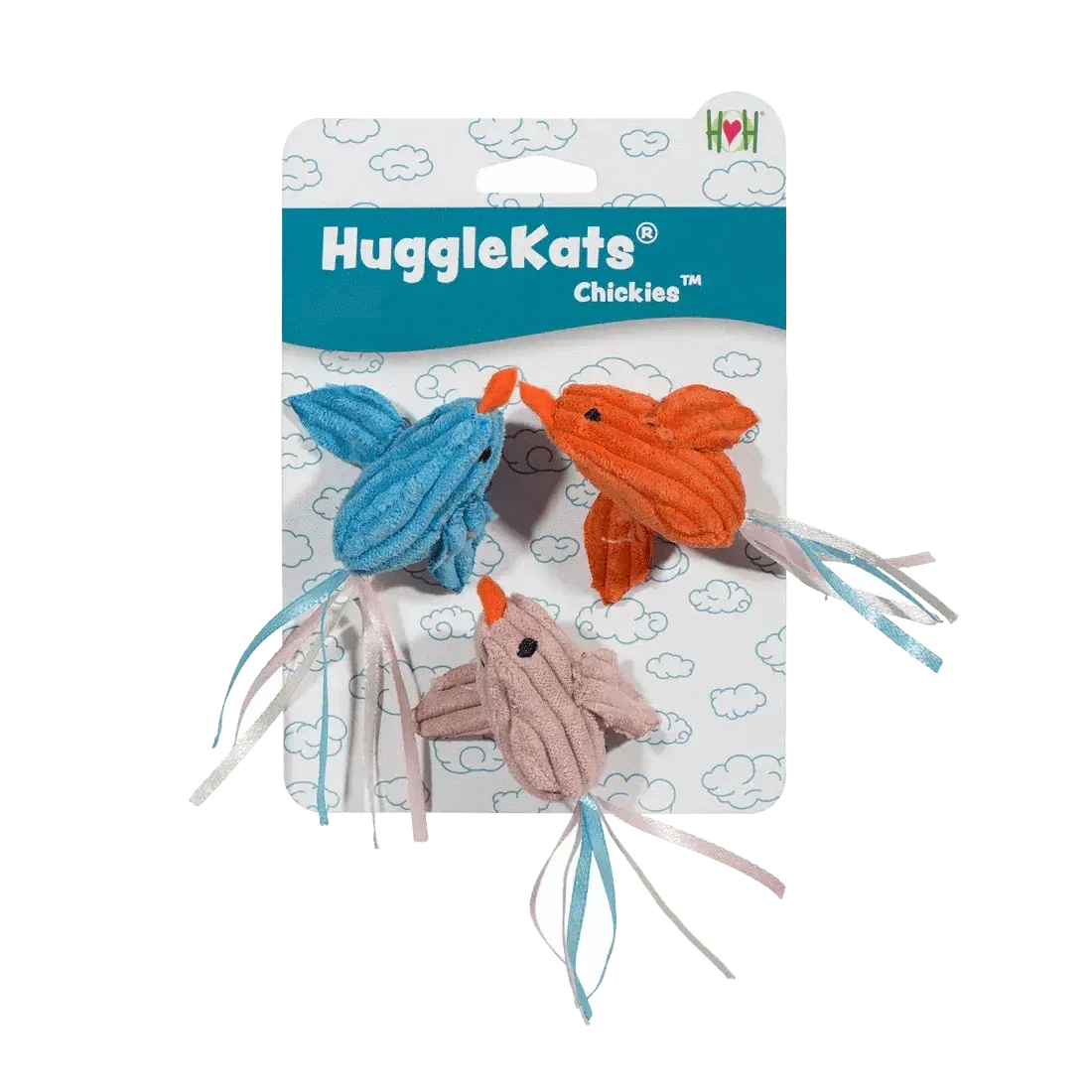 HuggleKats Multi - Textured Realistic Prey Toys for Cats - Talis Us