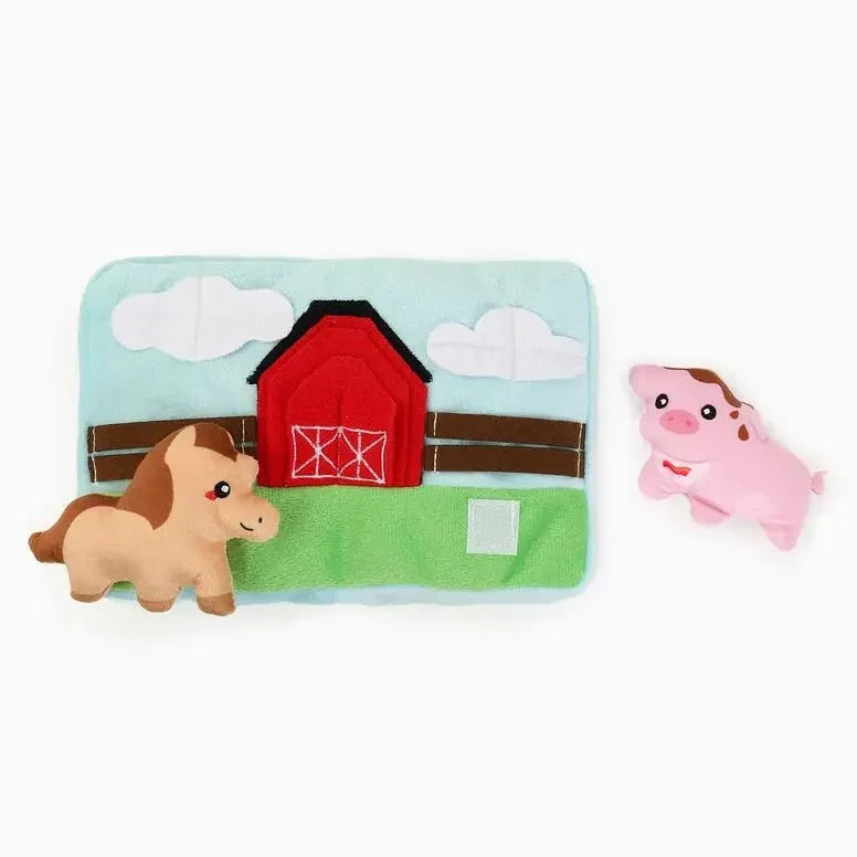 Hugsmart Pet Farm Friendz Barn Buddies Dog Plush Toy - Talis Us