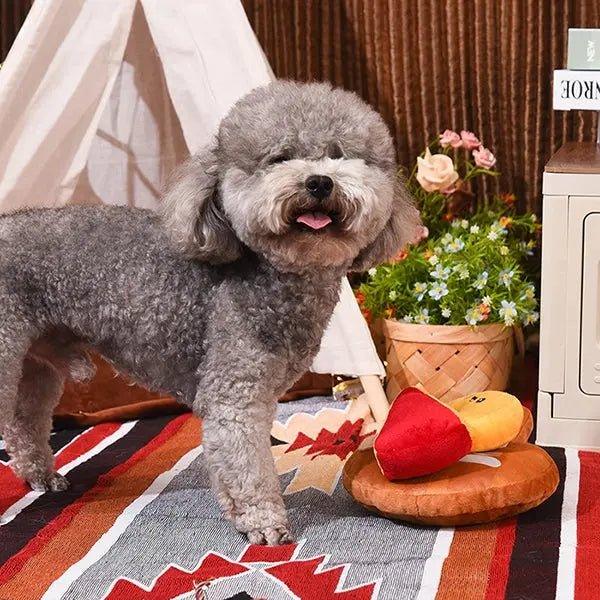 Hugsmart Pet Picnic Time Cheese Board Dog Plush Toy - Talis Us