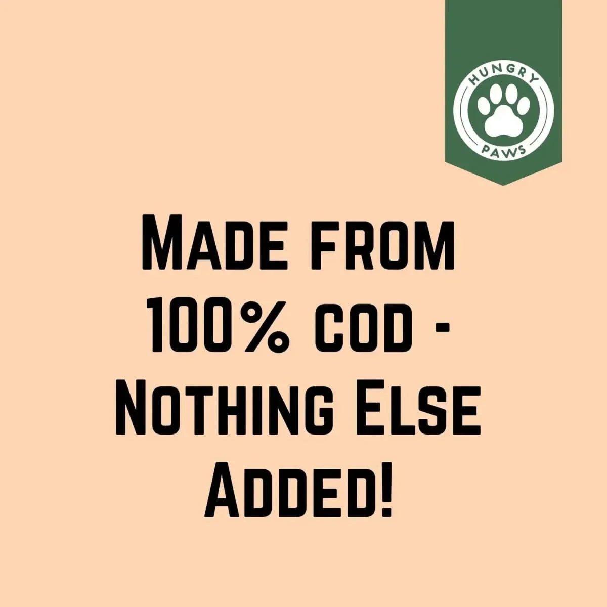 Hungry Paws Cod Fish Wafer Dog Treats Single Ingredient Snacks - Talis Us