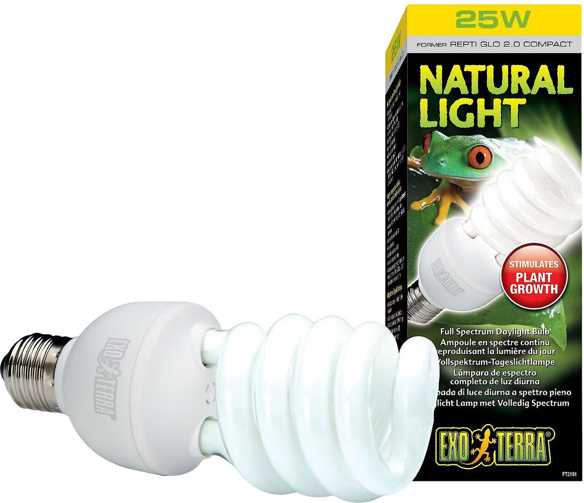 Exo Terra Natural Reptile Light Full Spectrum Daylight Bulb