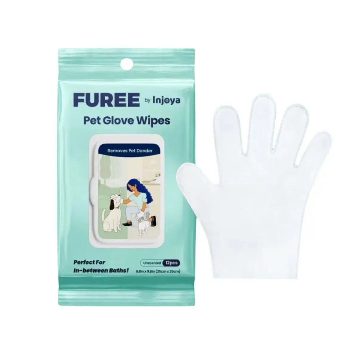 Injoya Pet Glove Wipes Unscented - Talis Us