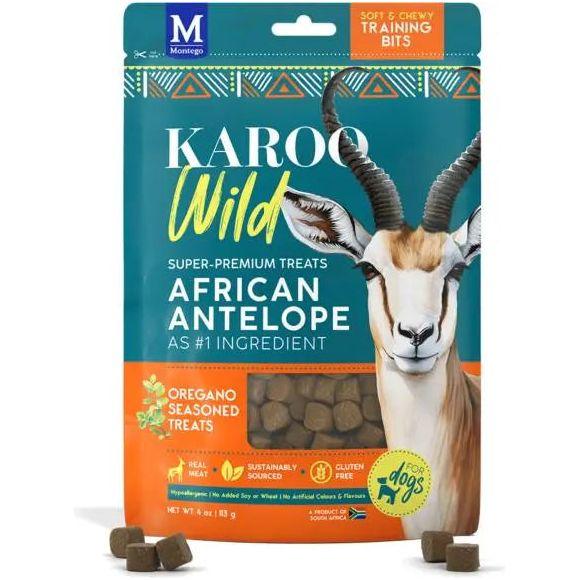 Karoo Wild African Antelope Training Bits Premium Dog Treats 4oz - Talis Us
