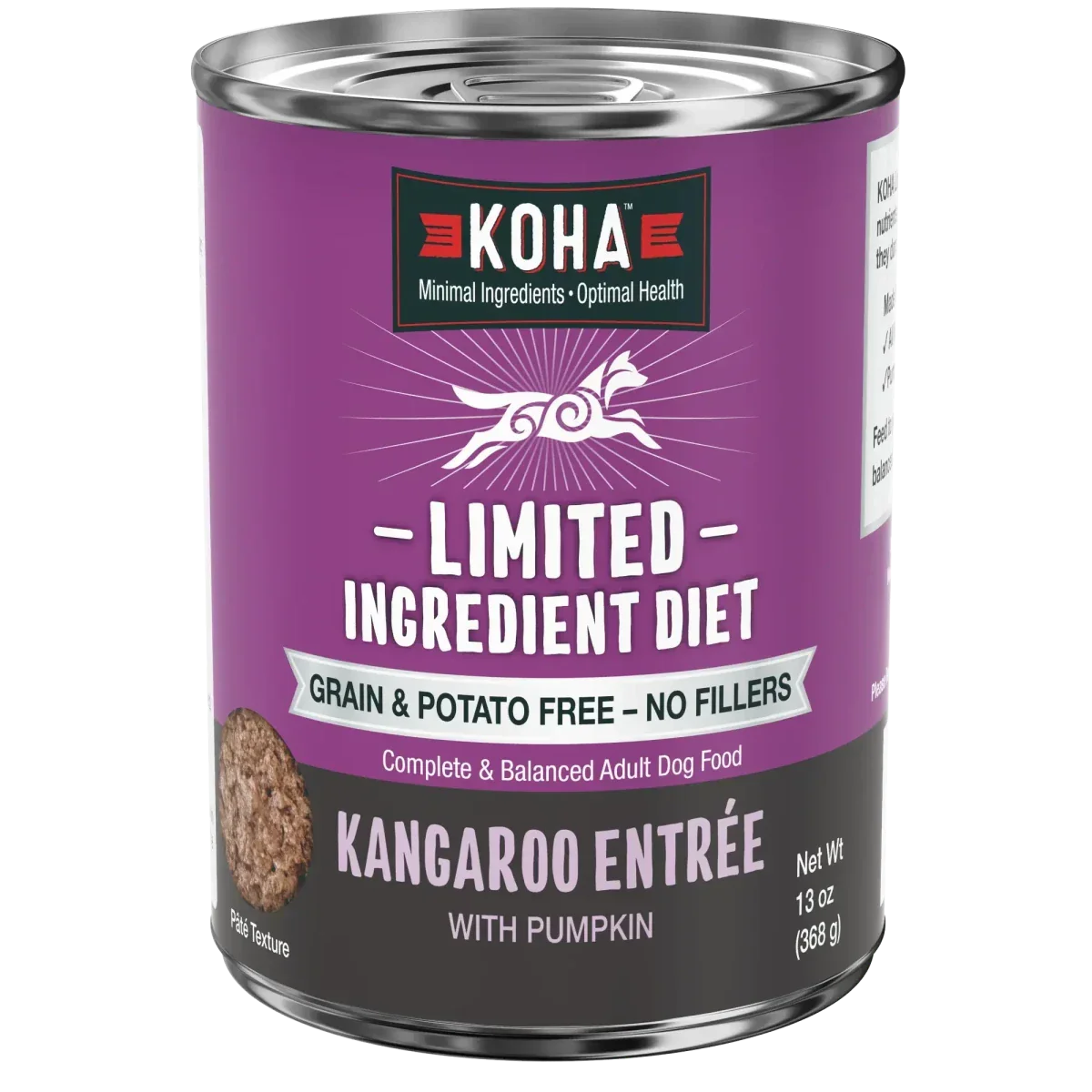 KOHA Limited Ingredient Diet Kangaroo Entrée Wet Dog Food 12ea/13 oz - Talis Us