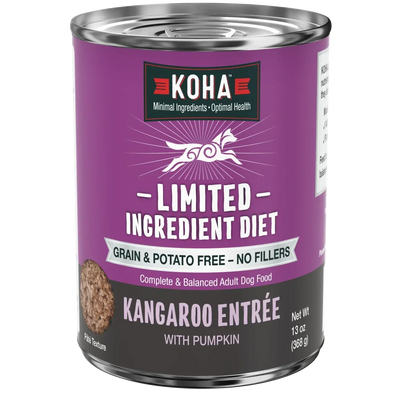 KOHA Limited Ingredient Diet Kangaroo Entrée Wet Dog Food 12ea/13 oz - Talis Us