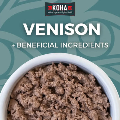 Koha Limited Ingredient Paté Grain Free Venison Wet Cat Food 5.5oz Case of 24 - Talis Us