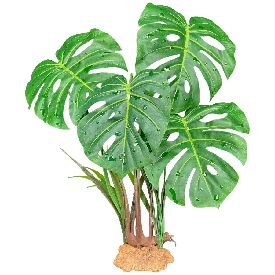Komodo Standing Plant Reptile Terrarium Decor Bearded Dragon Tank Accessories 18 in - Talis Us