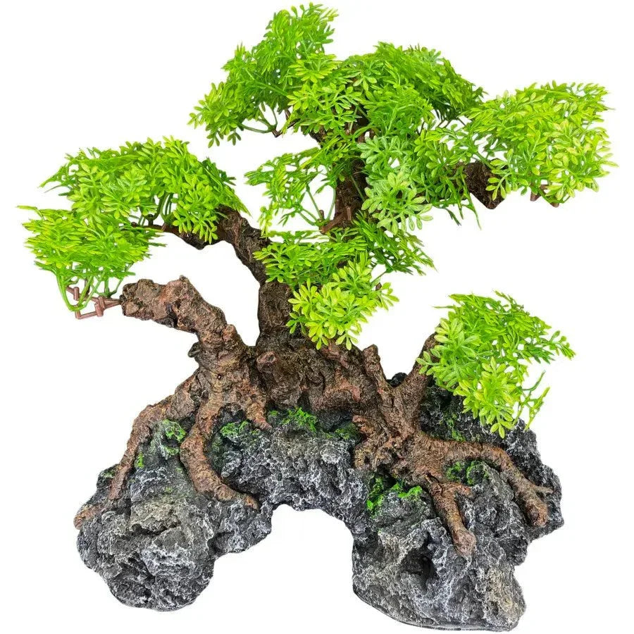 Komodo Terrarium Bonsai Tree with Hide Reptile Habitat Decor 18 in - Talis Us